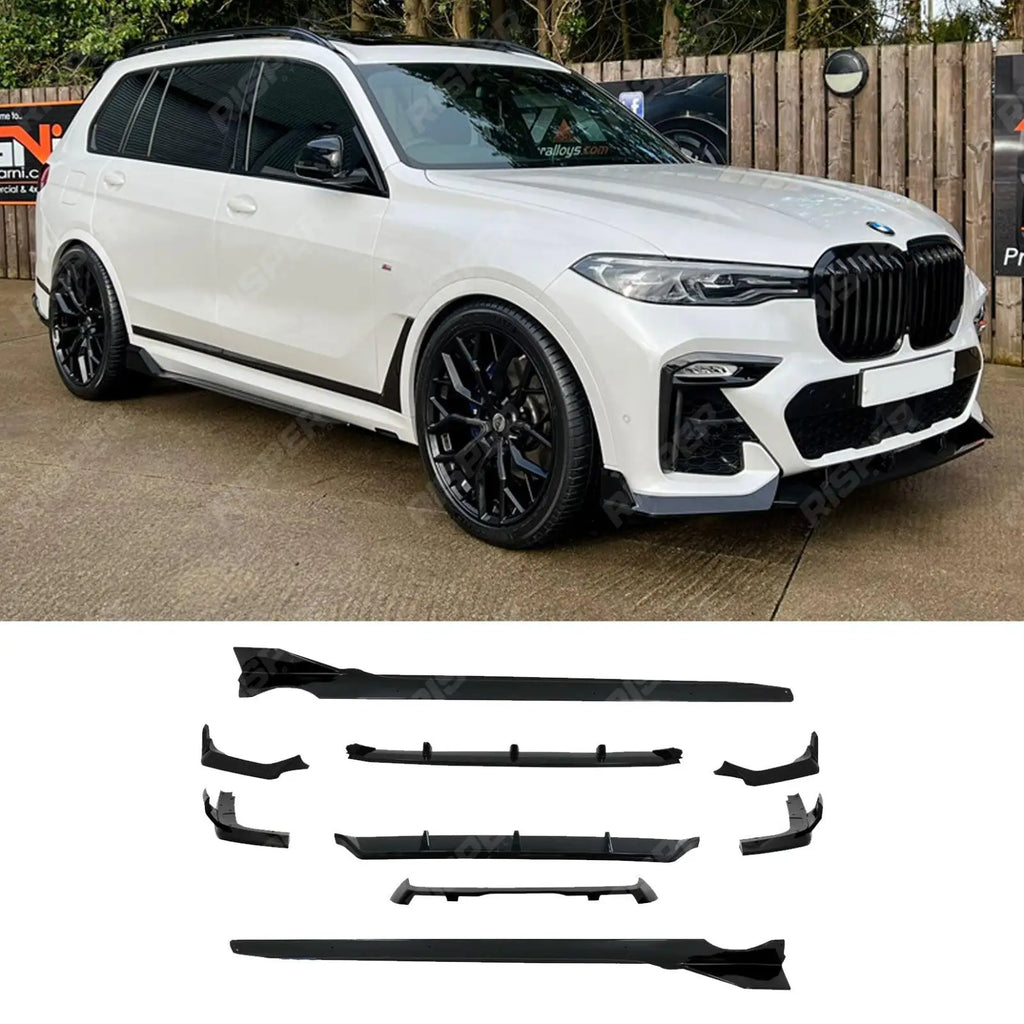 BMW X7 G07 M Sport (2018-2022 Pre-LCI) Black Knight Aero Kit in Gloss Black