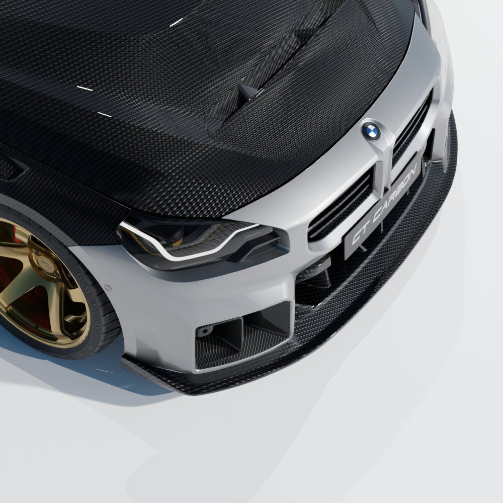 BMW G42 2 SERIES & G87 M2 CARBON FIBRE FRONT BONNET/HOOD - CT DESIGN