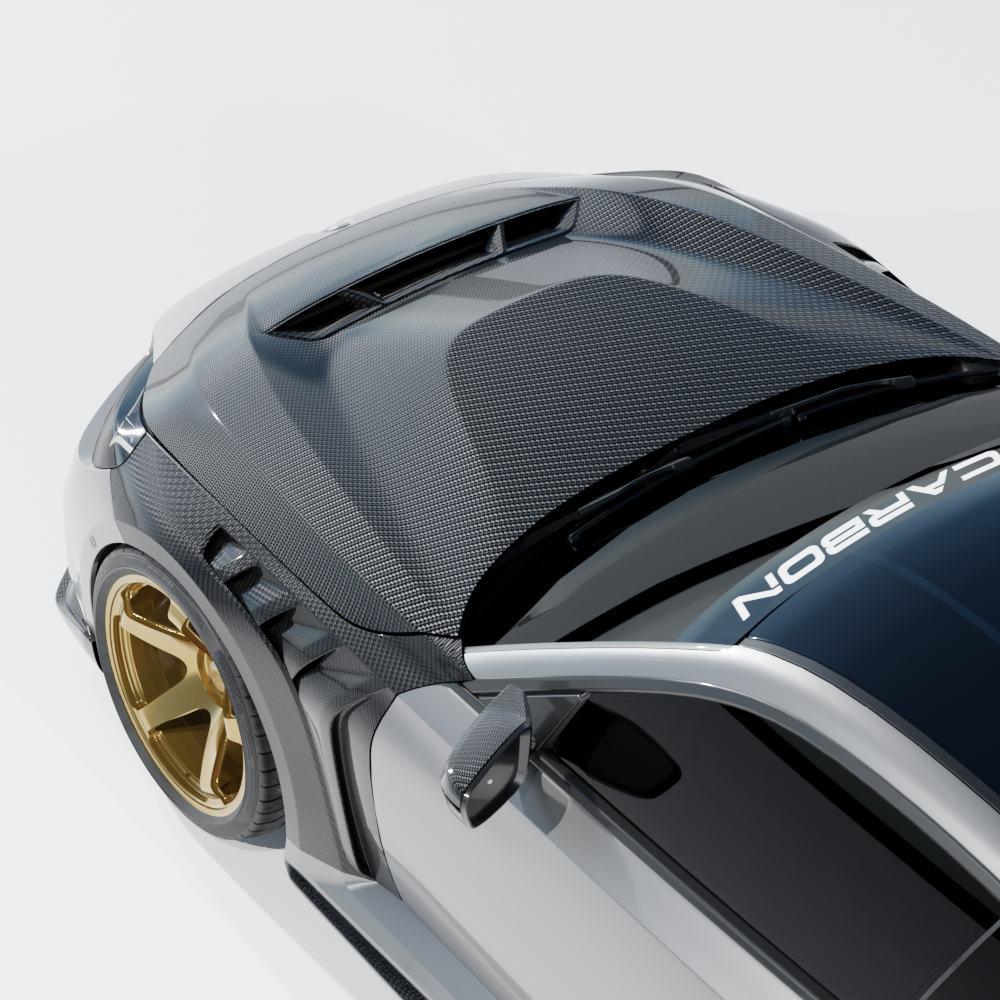 BMW G42 2 SERIES & G87 M2 CARBON FIBRE FRONT BONNET/HOOD - CT DESIGN