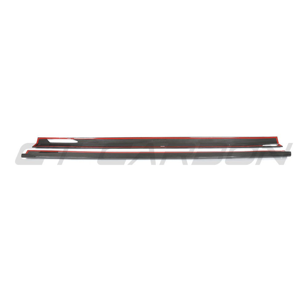 BMW G90 M5 & G99 M5 TOURING 2024+ CARBON FIBRE SIDE SKIRTS - V1 - CT DESIGN