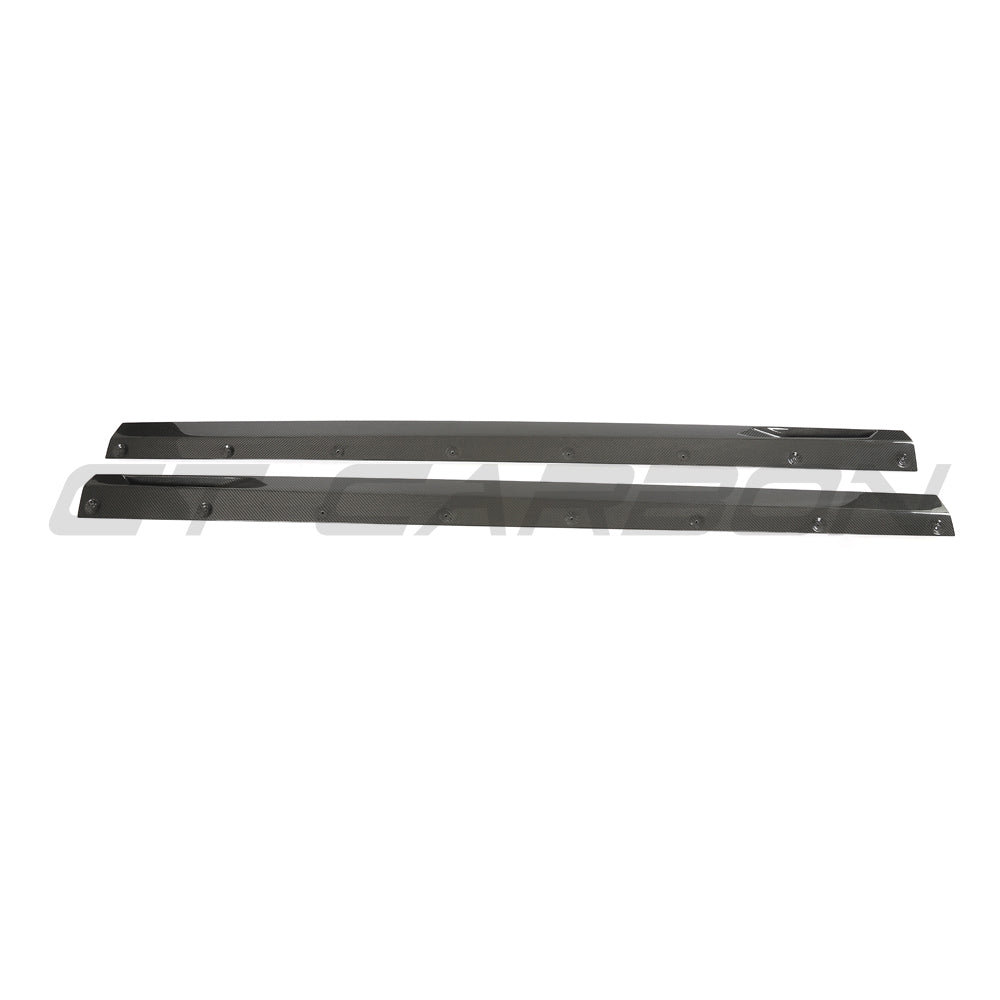 BMW G90 M5 & G99 M5 TOURING 2024+ CARBON FIBRE SIDE SKIRTS - V1 - CT DESIGN