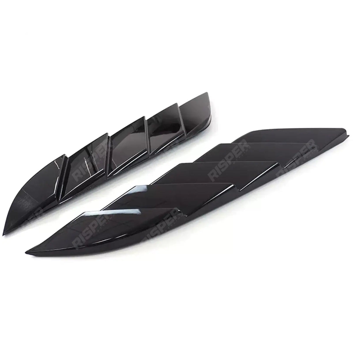 Bonnet Vent Covers In Gloss Black For Land Rover Defender 130/110/90 L663 2020+