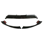 C63S Brabus Style' Front Splitter Lip In Gloss Black For Mercedes C-Class W205 2015-2018