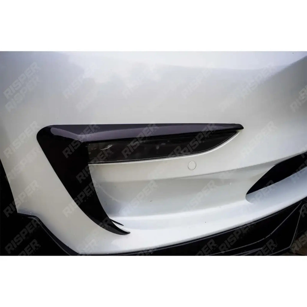 CANARD ACCENTS IN GLOSS BLACK For TESLA MODEL 3 2018 ON