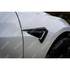CANARD ACCENTS IN GLOSS BLACK For TESLA MODEL 3 2018 ON