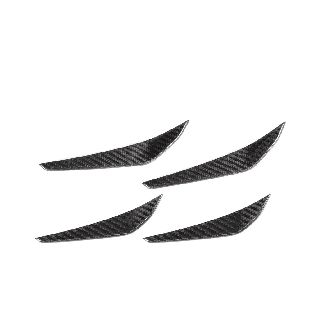 Pre Preg Carbon Fibre Front Bumper Canards M Performance Style For BMW M3 G80 -