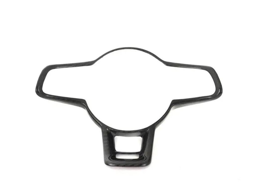 ECS Tuning Steering Wheel Hub Overlay - Black Carbon Fibre - Golf MK7/MK7.5