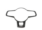 ECS Tuning Steering Wheel Hub Overlay - Black Carbon Fibre - Golf MK7/MK7.5