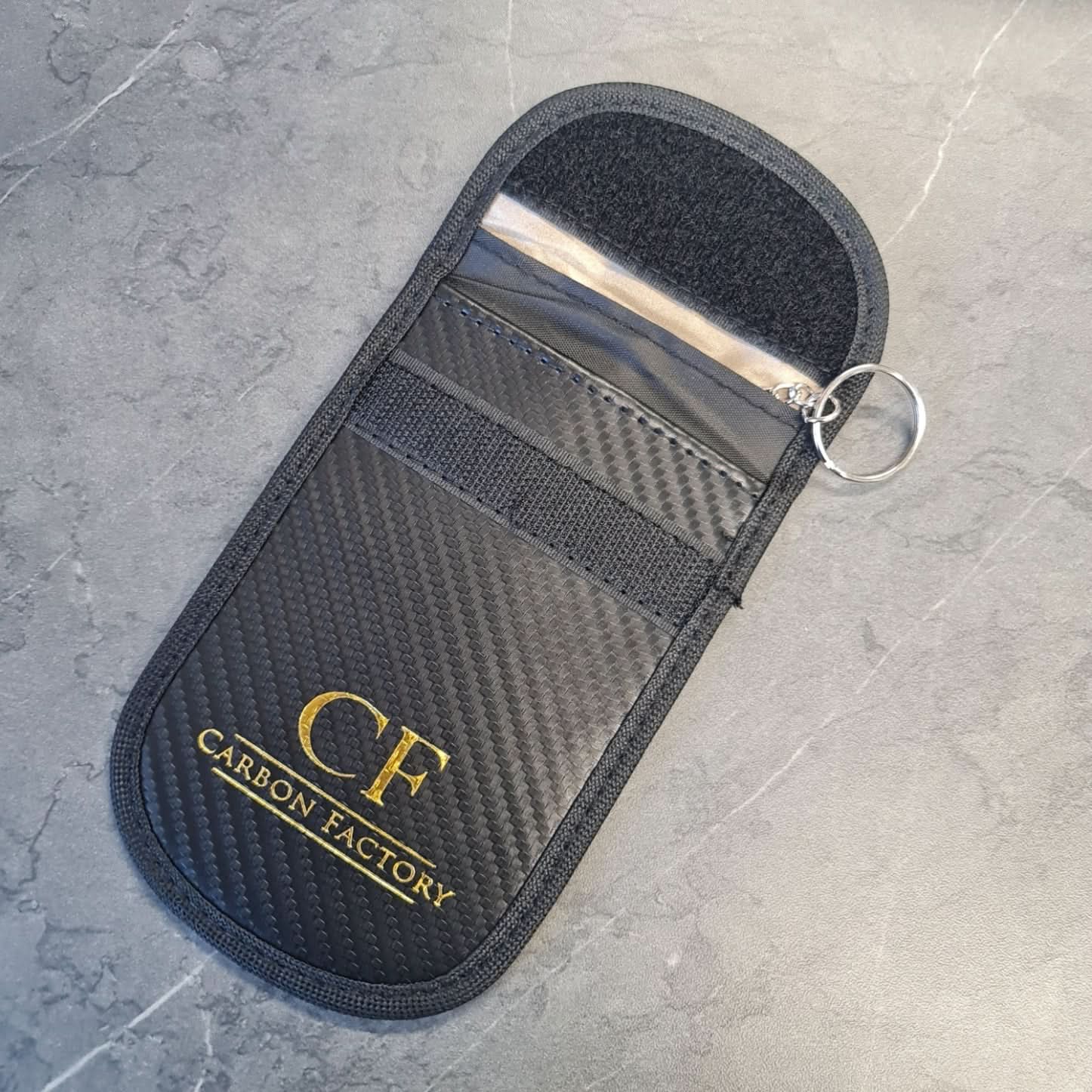 Carbon Factory Car Key Signal Blocker Pouch by Carbon Factory