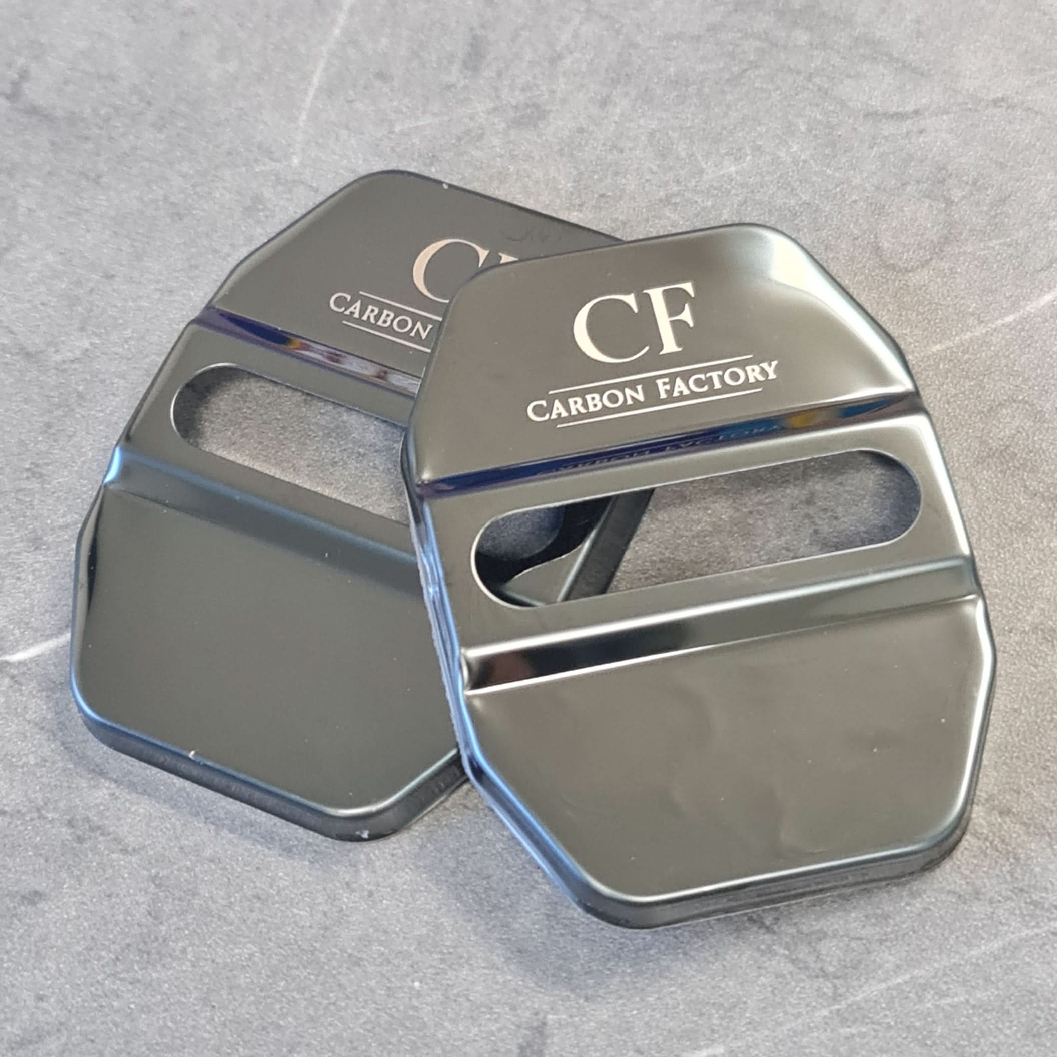 Carbon Factory Door Lock Covers (Pair) by Carbon Factory