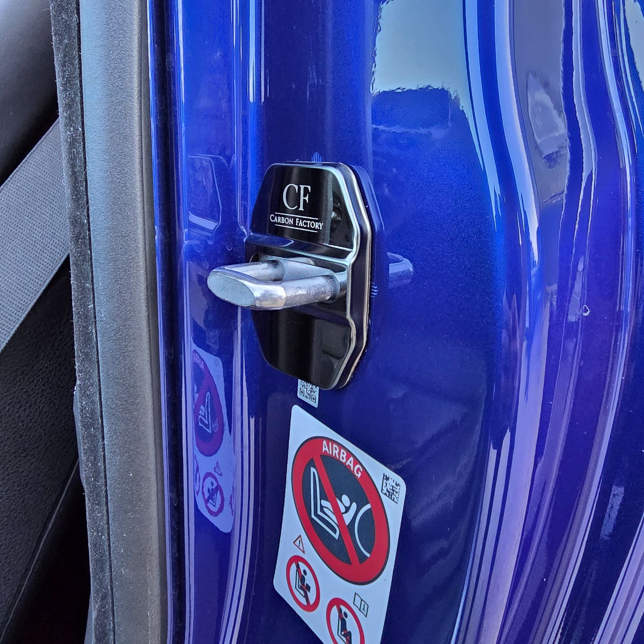 Carbon Factory Door Lock Covers (Pair) by Carbon Factory