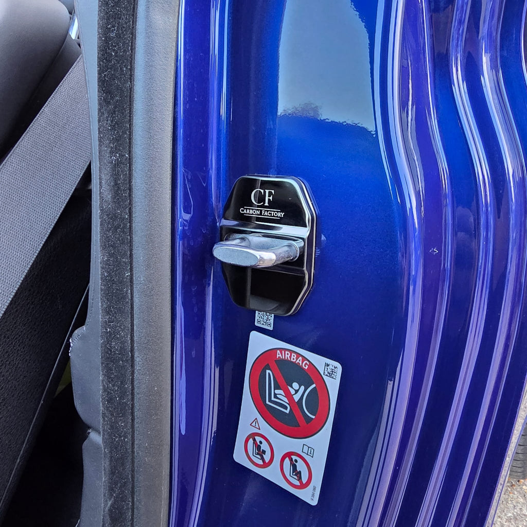 Carbon Factory Door Lock Covers (Pair) by Carbon Factory