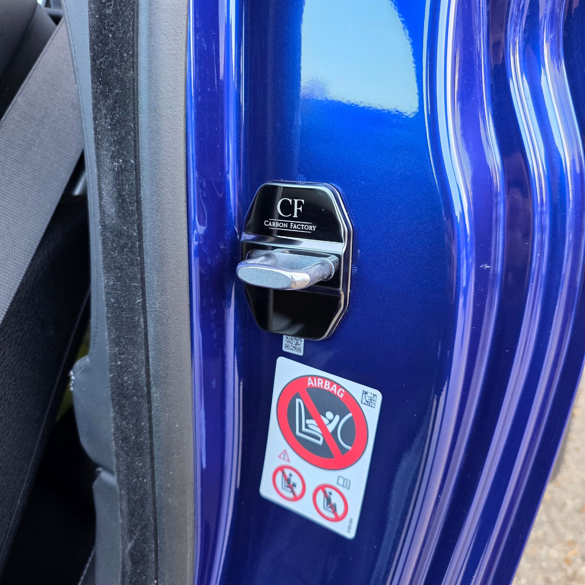 Carbon Factory Door Lock Covers (Pair) by Carbon Factory