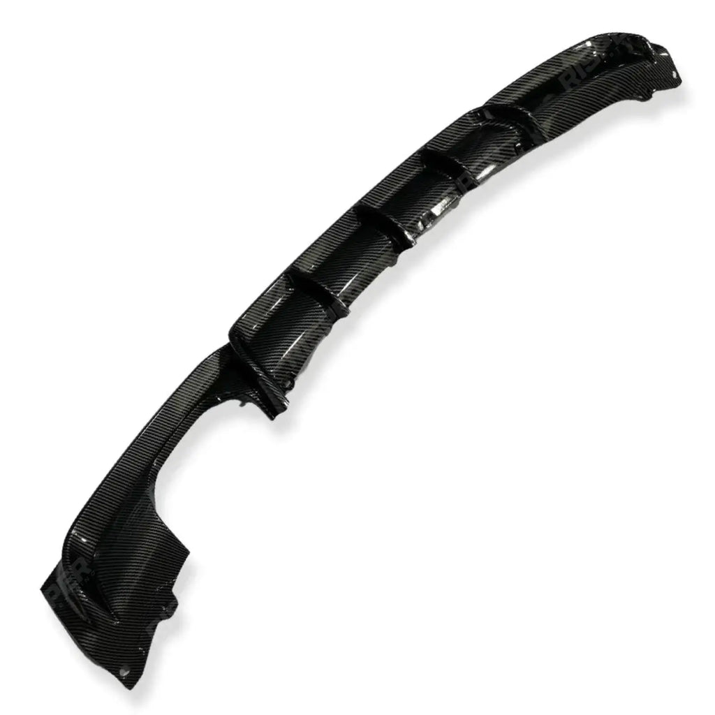 Carbon Fiber Look Rear Diffuser M Sport Twin Exit For BMW 3 Series F30 F35 M Performance