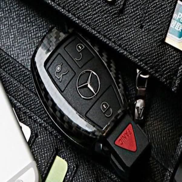 Carbon Fibre Key Cover for Mercedes Universal