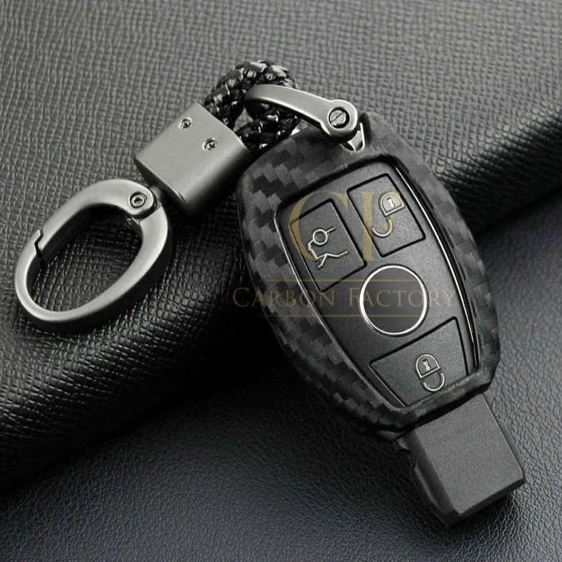Carbon Fibre Key Cover for Mercedes Universal