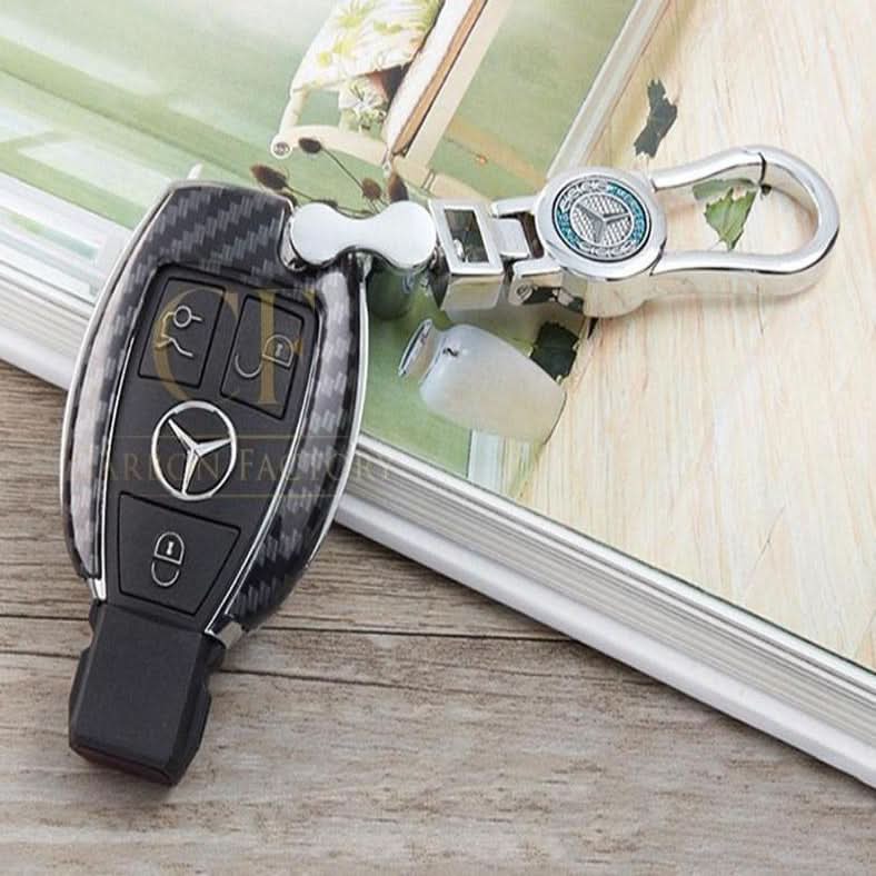 Carbon Fibre Key Cover for Mercedes Universal