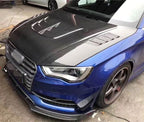 RS Style Carbon Fibre Bonnet for Audi A3 S3 RS3 13-19