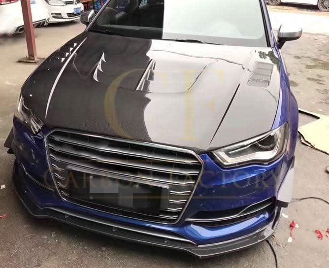 RS Style Carbon Fibre Bonnet for Audi A3 S3 RS3 13-19