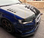 RS Style Carbon Fibre Bonnet for Audi A3 S3 RS3 13-19