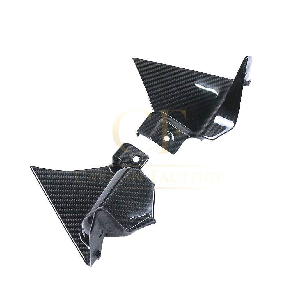 Pre-preg Carbon Fibre Dash Panel Side Covers for Yamaha R1 2020-2024