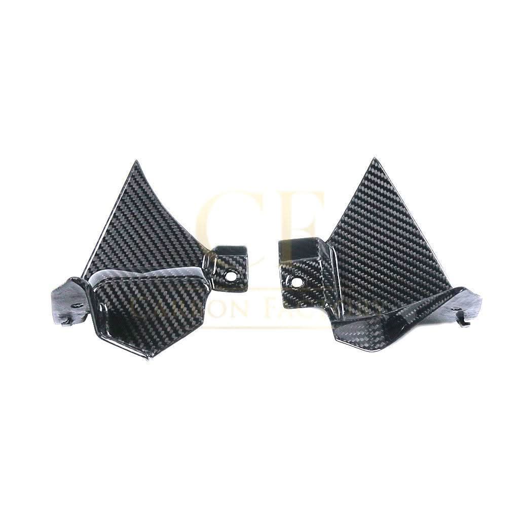 Pre-preg Carbon Fibre Dash Panel Side Covers for Yamaha R1 2020-2024