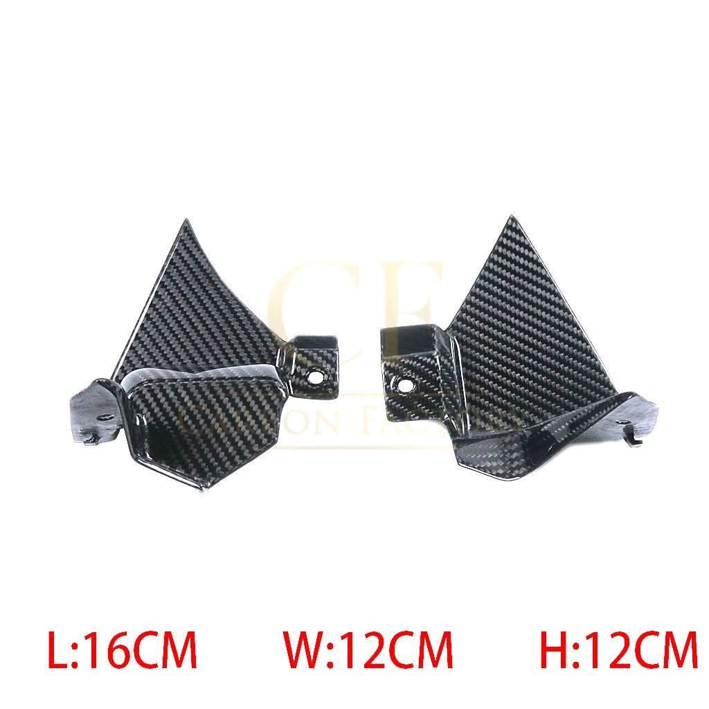 Pre-preg Carbon Fibre Dash Panel Side Covers for Yamaha R1 2020-2024