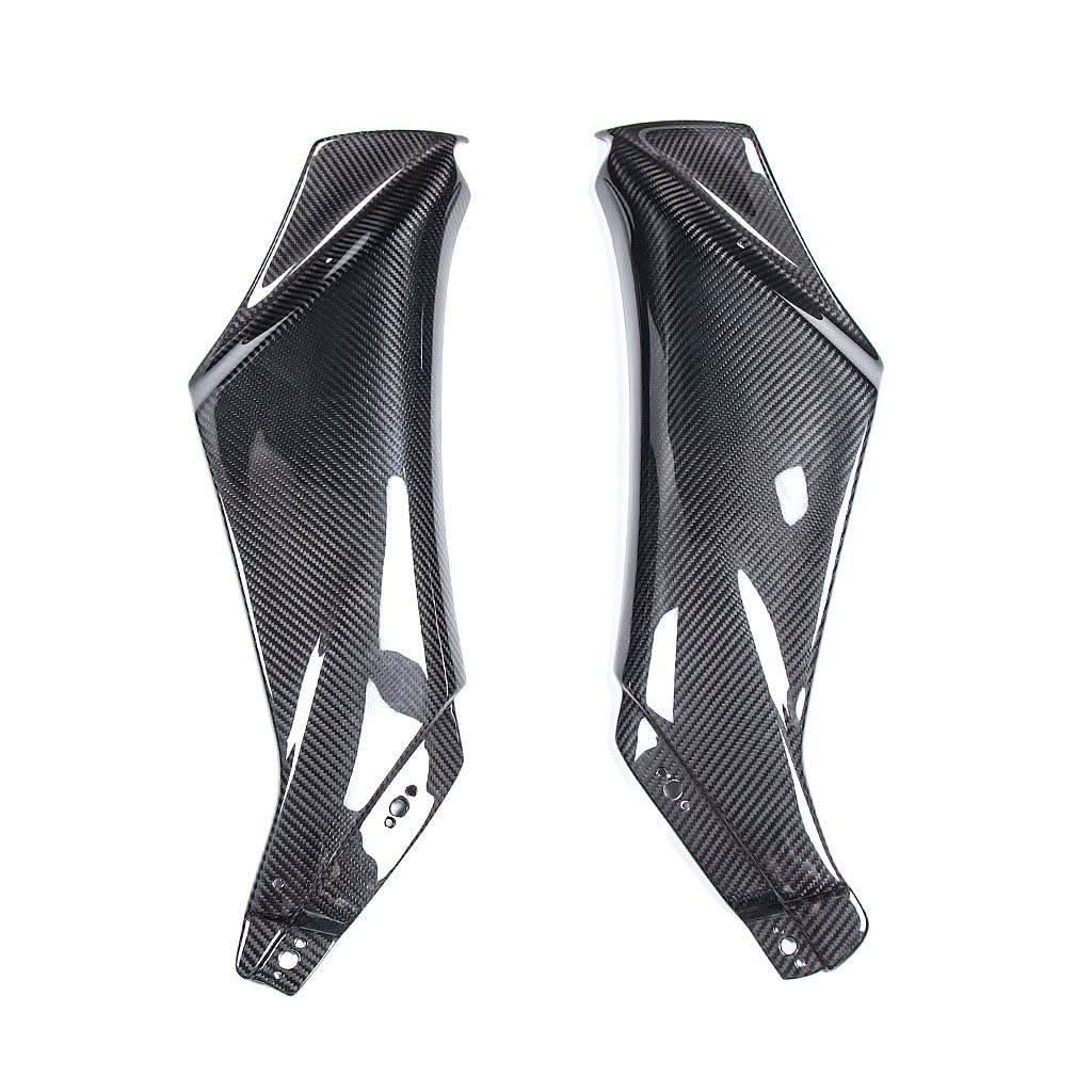 Pre-preg Carbon Fibre Dashboard Side Panel Covers for Yamaha R1 2020-2024
