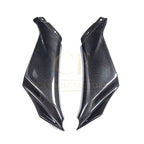 Pre-preg Carbon Fibre Dashboard Side Panel Covers for Yamaha R1 2020-2024