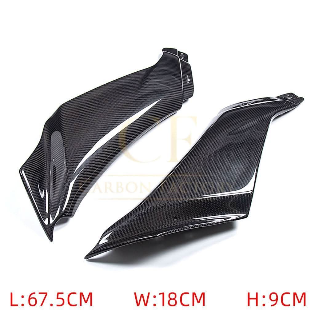 Pre-preg Carbon Fibre Dashboard Side Panel Covers for Yamaha R1 2020-2024