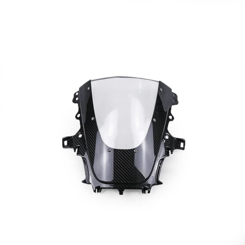 Pre-preg Carbon Fibre Fairing Screen With transparent glass for Yamaha R1 2020-2024