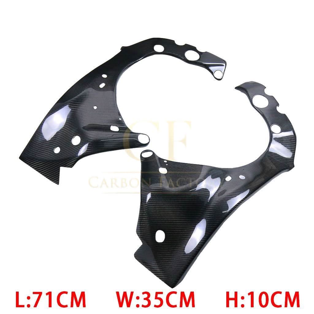 Pre-preg Carbon Fibre Frame Covers for Yamaha R1 2015-2024