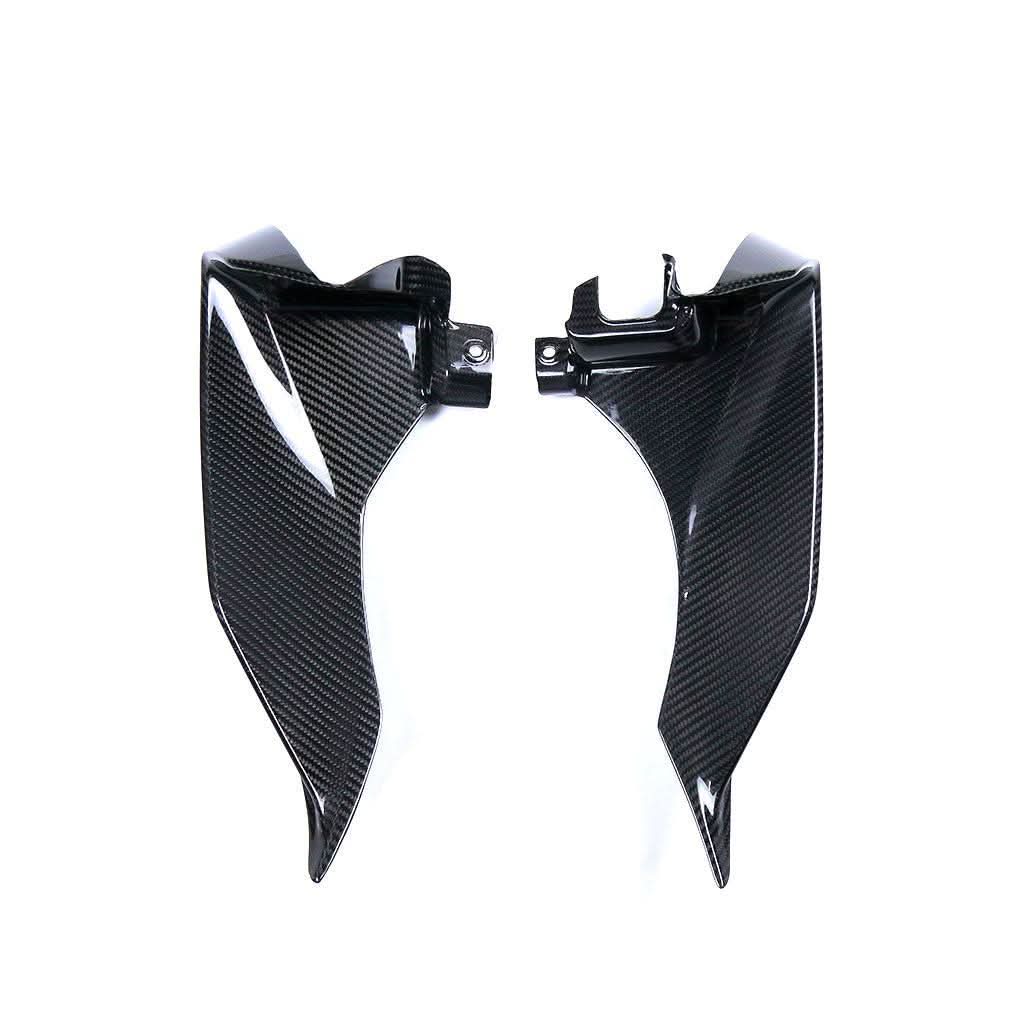 Pre-preg Carbon Fibre Front Dash Panel Side Covers for Yamaha R1 2020-2024