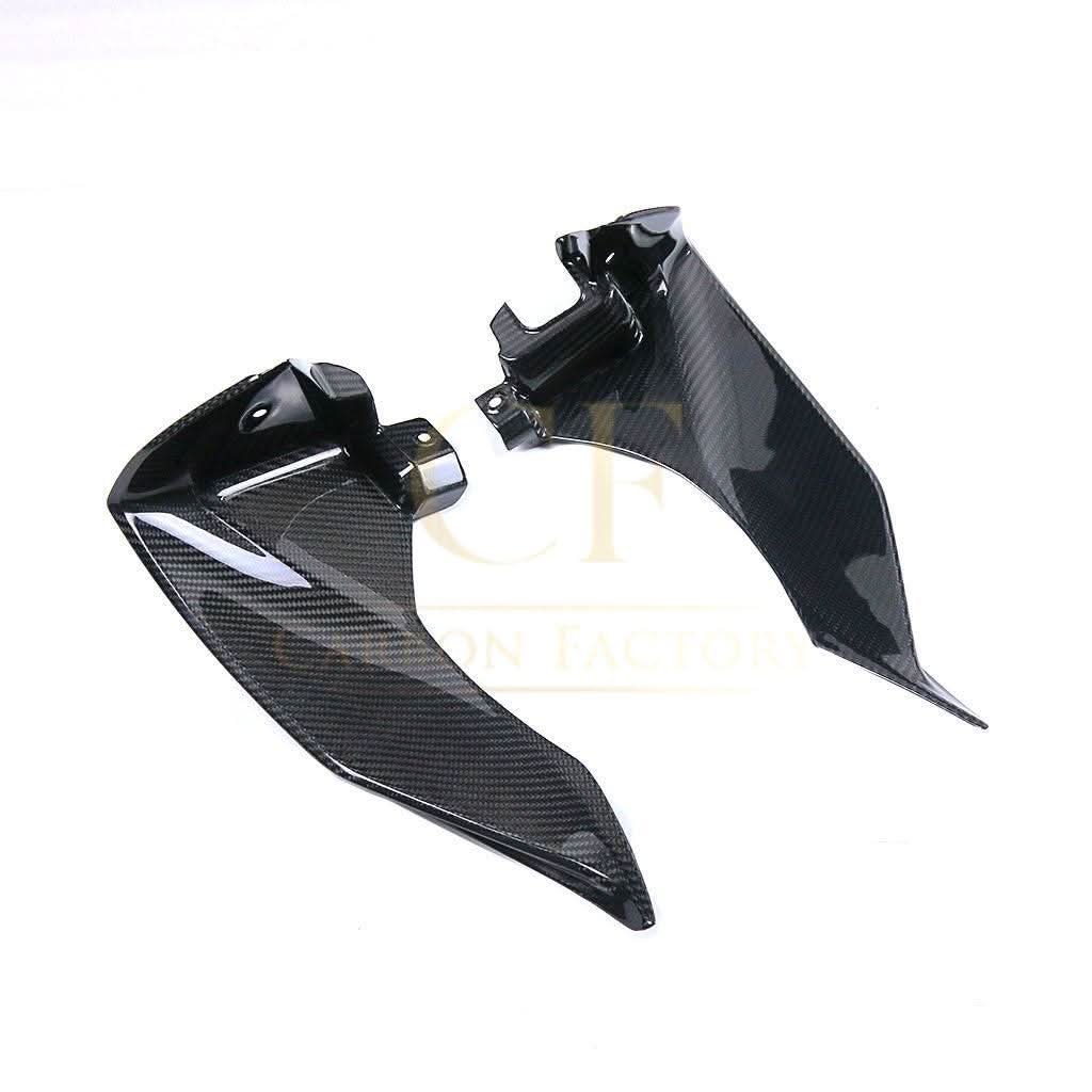 Pre-preg Carbon Fibre Front Dash Panel Side Covers for Yamaha R1 2020-2024