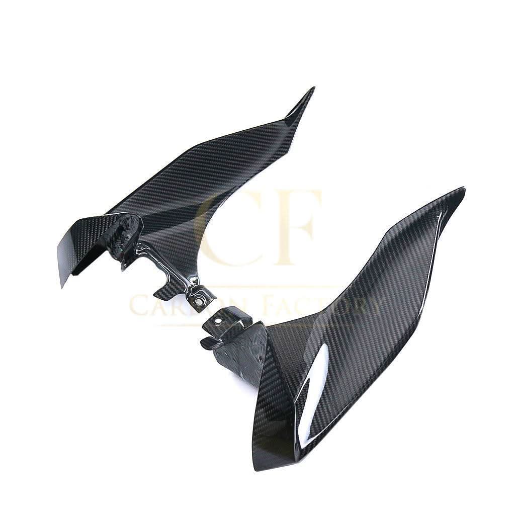 Pre-preg Carbon Fibre Front Dash Panel Side Covers for Yamaha R1 2020-2024