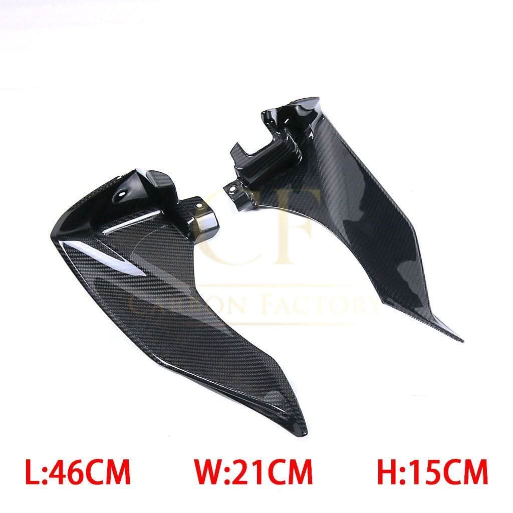 Pre-preg Carbon Fibre Front Dash Panel Side Covers for Yamaha R1 2020-2024
