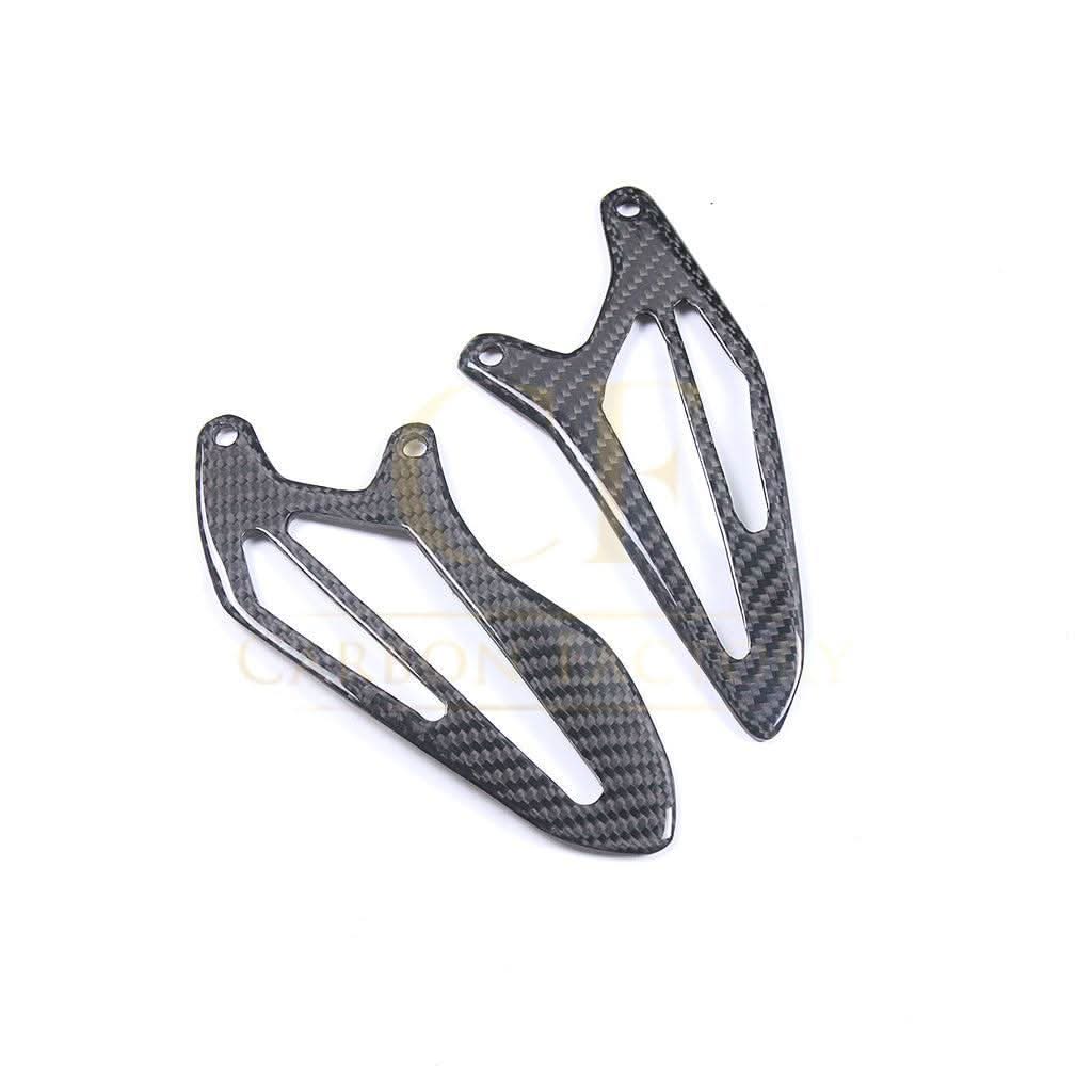 Pre-preg Carbon Fibre Rear Heel Plates for Yamaha R7 2022-2025