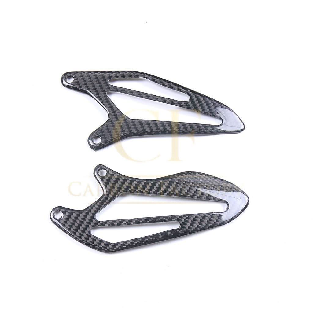 Pre-preg Carbon Fibre Rear Heel Plates for Yamaha R7 2022-2025