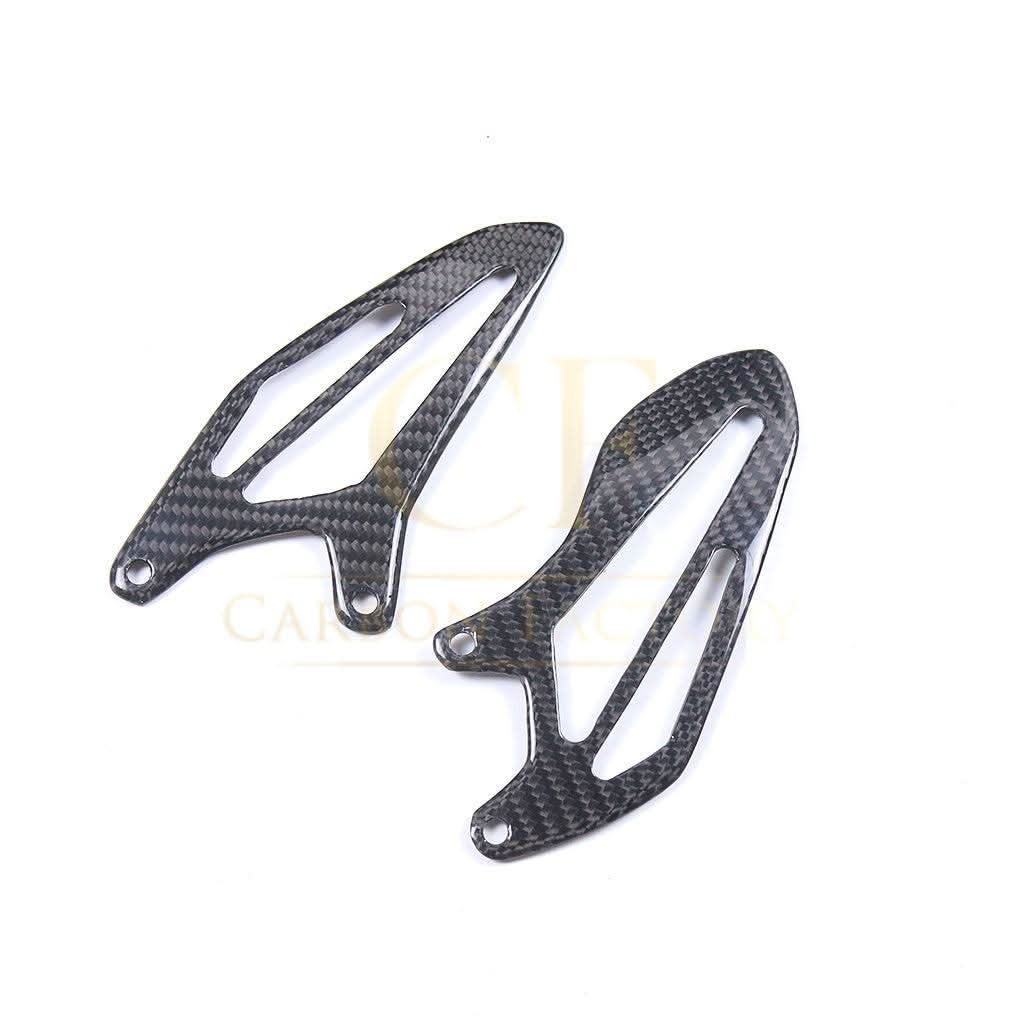 Pre-preg Carbon Fibre Rear Heel Plates for Yamaha R7 2022-2025