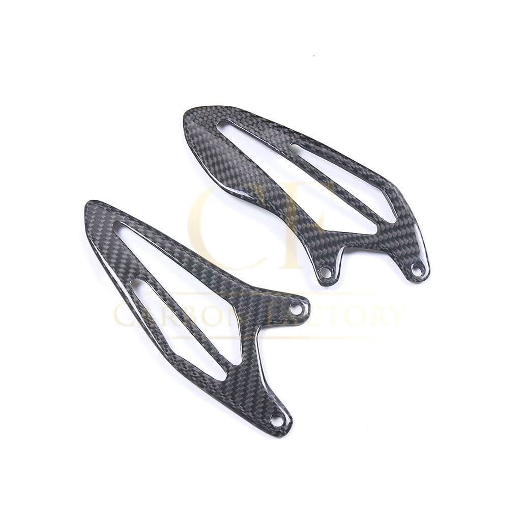 Pre-preg Carbon Fibre Rear Heel Plates for Yamaha R7 2022-2025