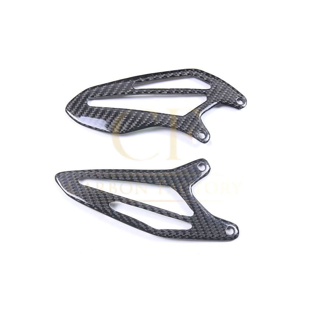 Pre-preg Carbon Fibre Rear Heel Plates for Yamaha R7 2022-2025