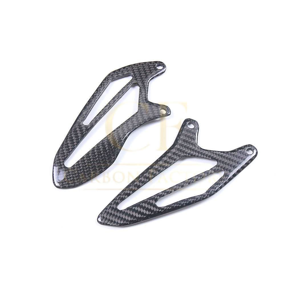Pre-preg Carbon Fibre Rear Heel Plates for Yamaha R7 2022-2025