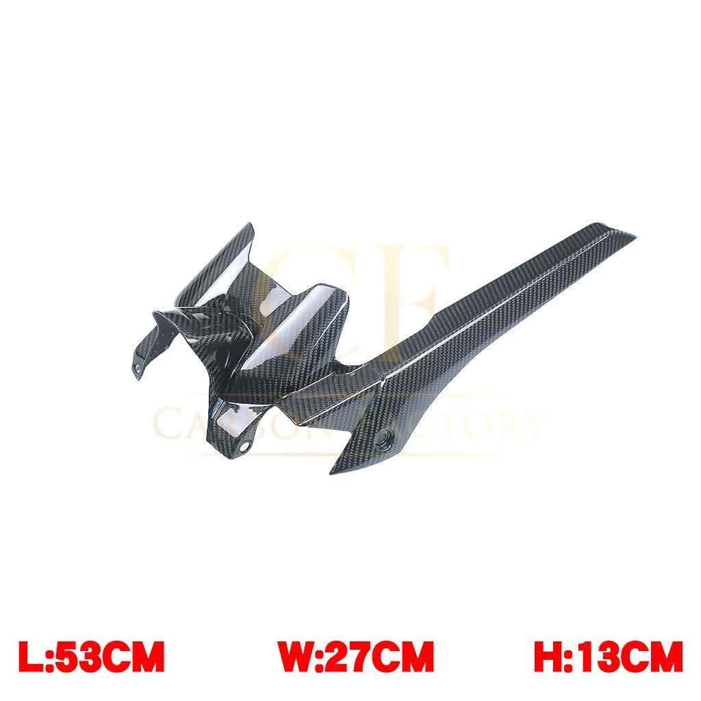 Pre-preg Carbon Fibre Rear Hugger for Yamaha R7 2022-2025