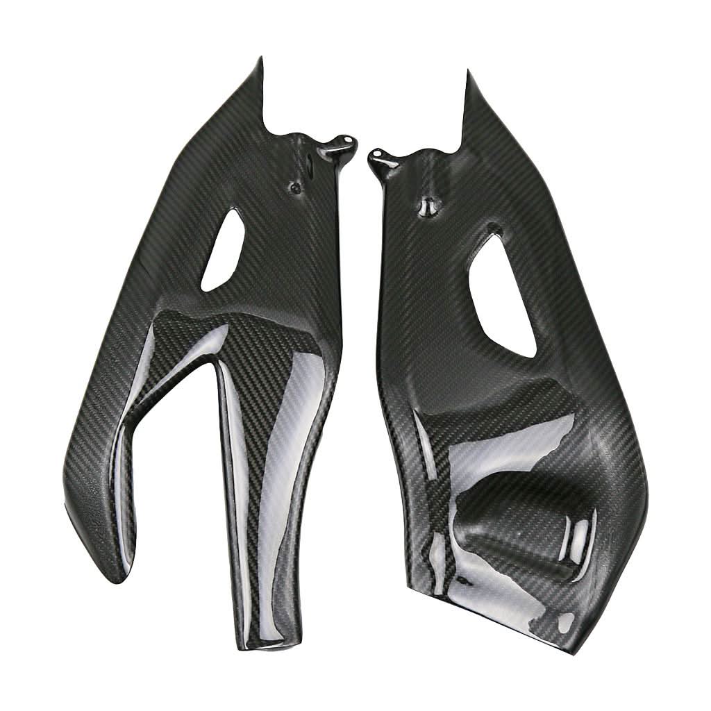 Pre-preg Carbon Fibre Swingarm Covers Protectors for Yamaha R1 2015-2024
