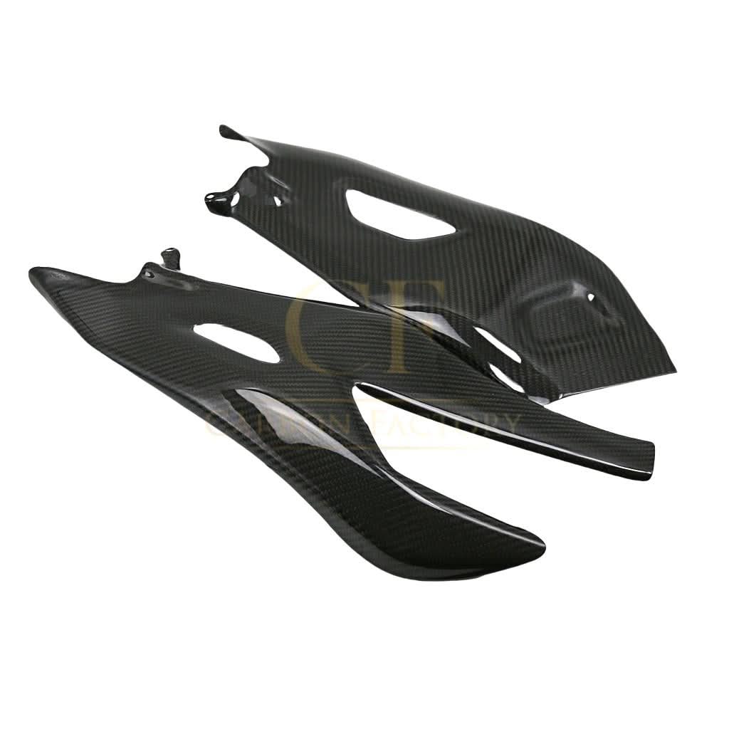 Pre-preg Carbon Fibre Swingarm Covers Protectors for Yamaha R1 2015-2024