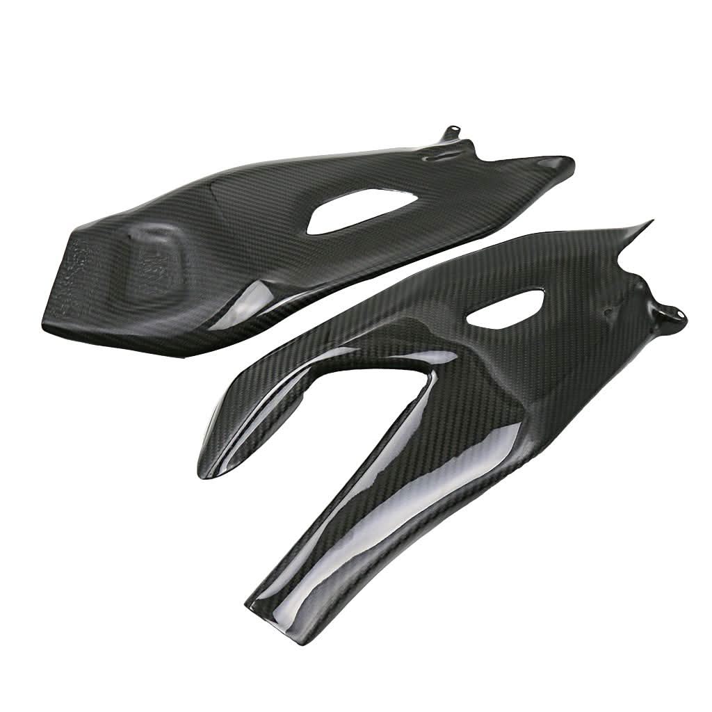Pre-preg Carbon Fibre Swingarm Covers Protectors for Yamaha R1 2015-2024