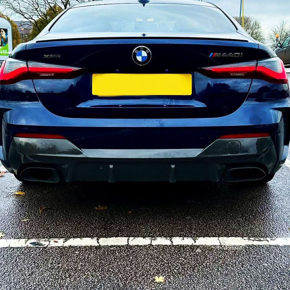 3D Style Carbon Fibre Rear Diffuser for BMW 4 Series G22 G23 20-Present