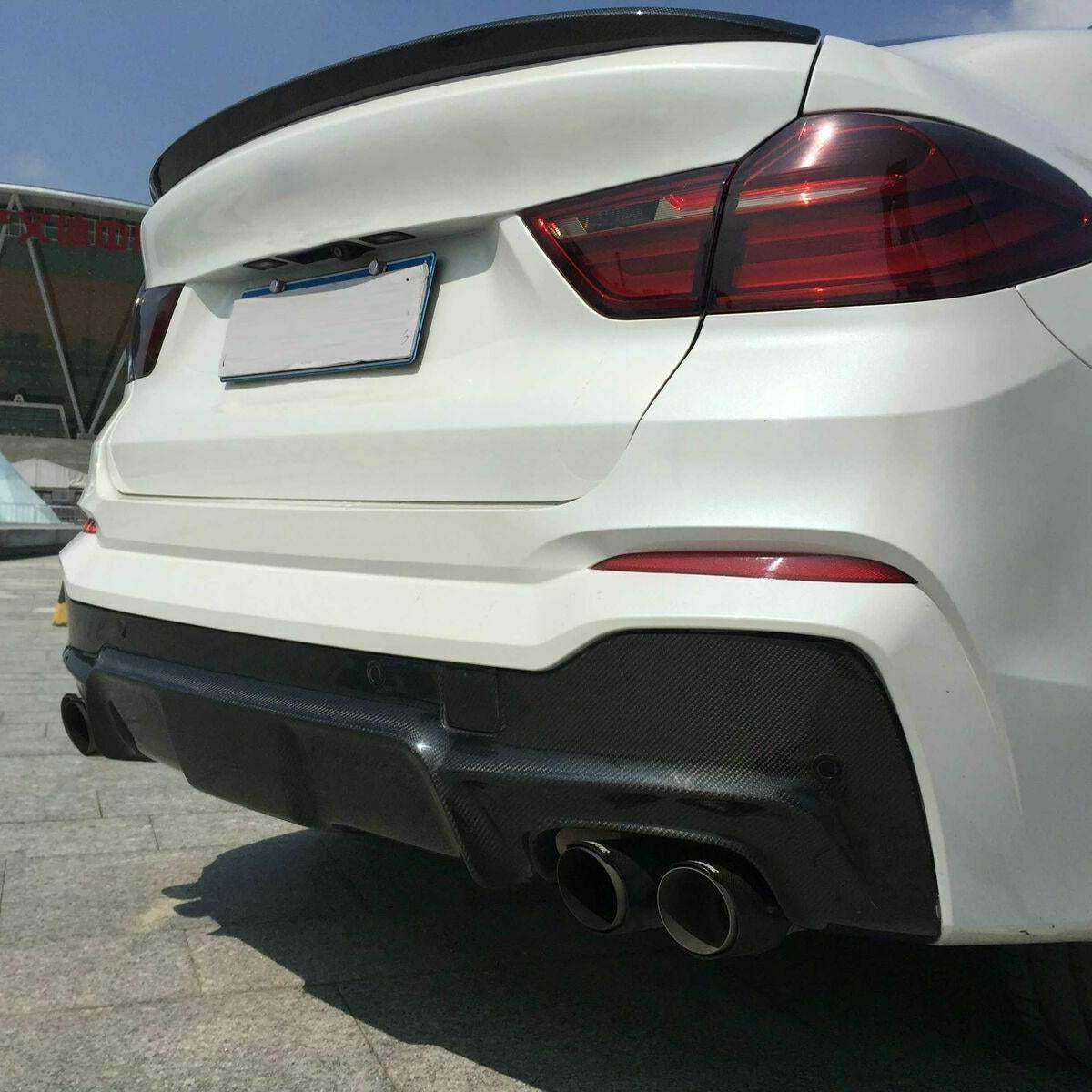 3D Style Carbon Fibre Rear Diffuser for BMW F26 X4 M Sport 15-Present