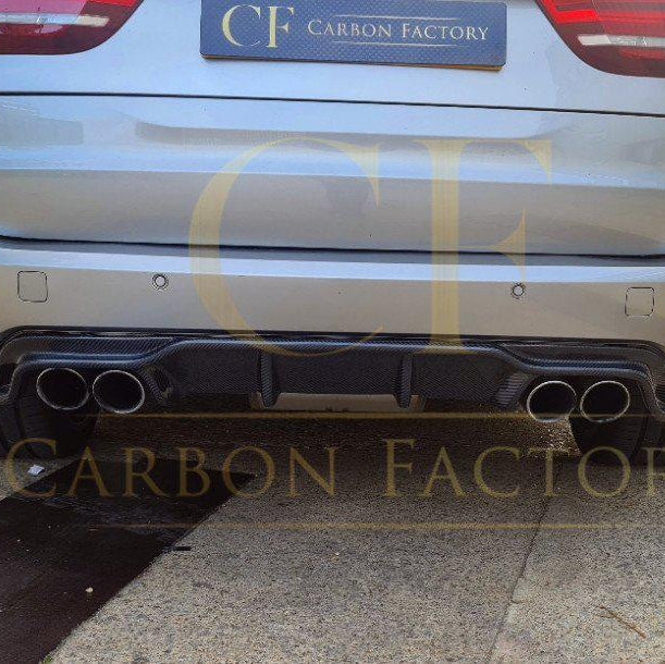 3D Style Carbon Fibre Rear Diffuser for BMW F85 X5M F86 X6M 16-Present