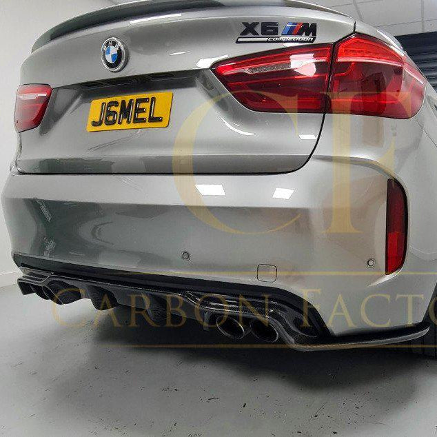 3D Style Carbon Fibre Rear Diffuser for BMW F85 X5M F86 X6M 16-Present